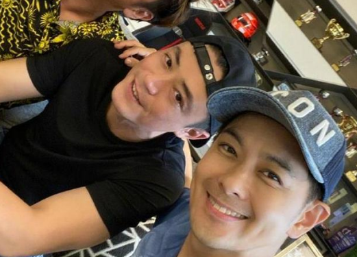 林志穎曬與霍建華信合照，變蔡依林迷弟看演唱會，男神同框超養眼