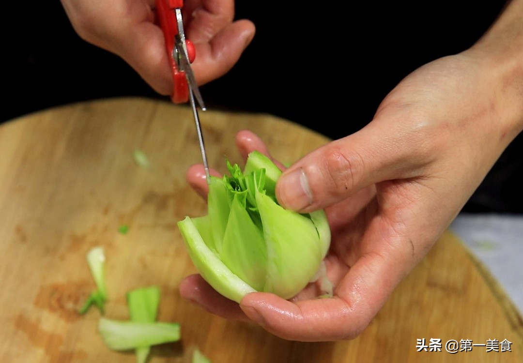 图片[3]-【青菜肉末】做法步骤图 青菜搭配肉末简单一炒 做出饭店的既-起舞食谱网