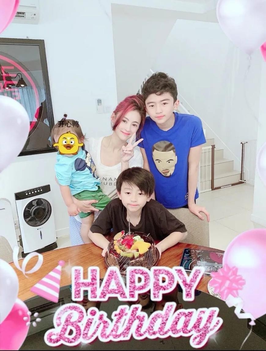 张柏芝支持孩子进娱乐圈，儿子和谢霆锋一样帅