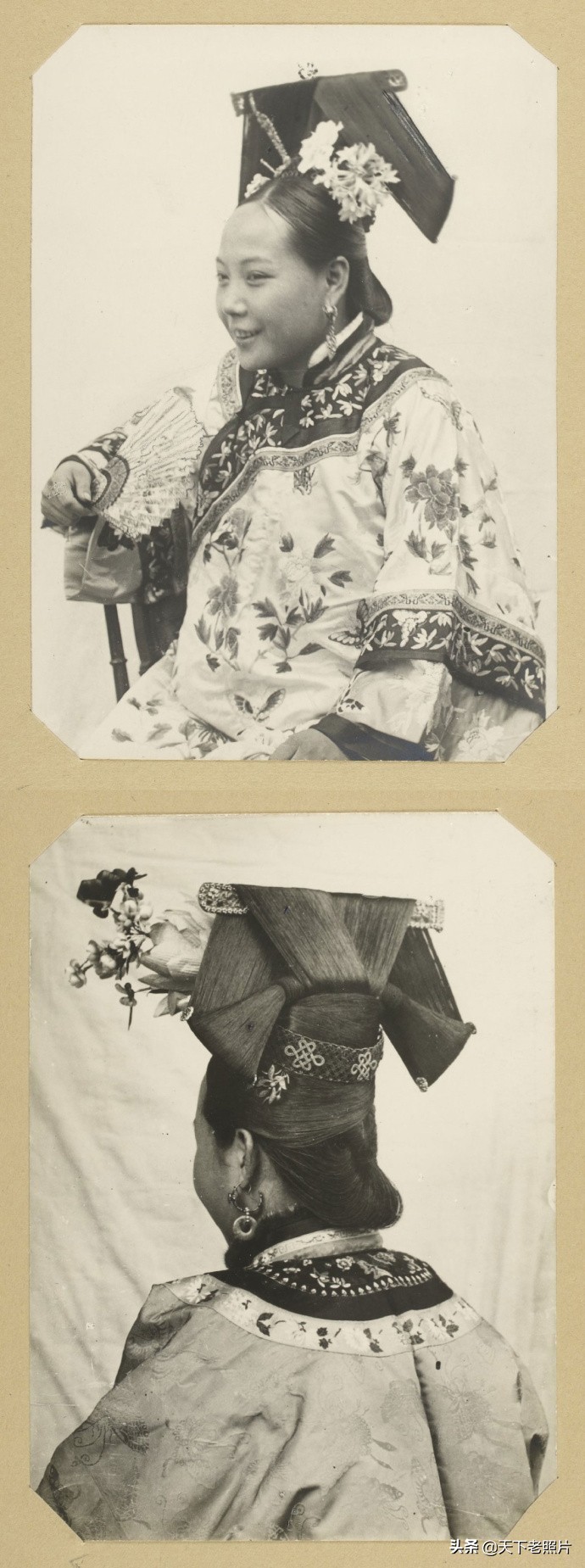 1900年代 真实清朝富家小姐照片 和你想象的一样吗？