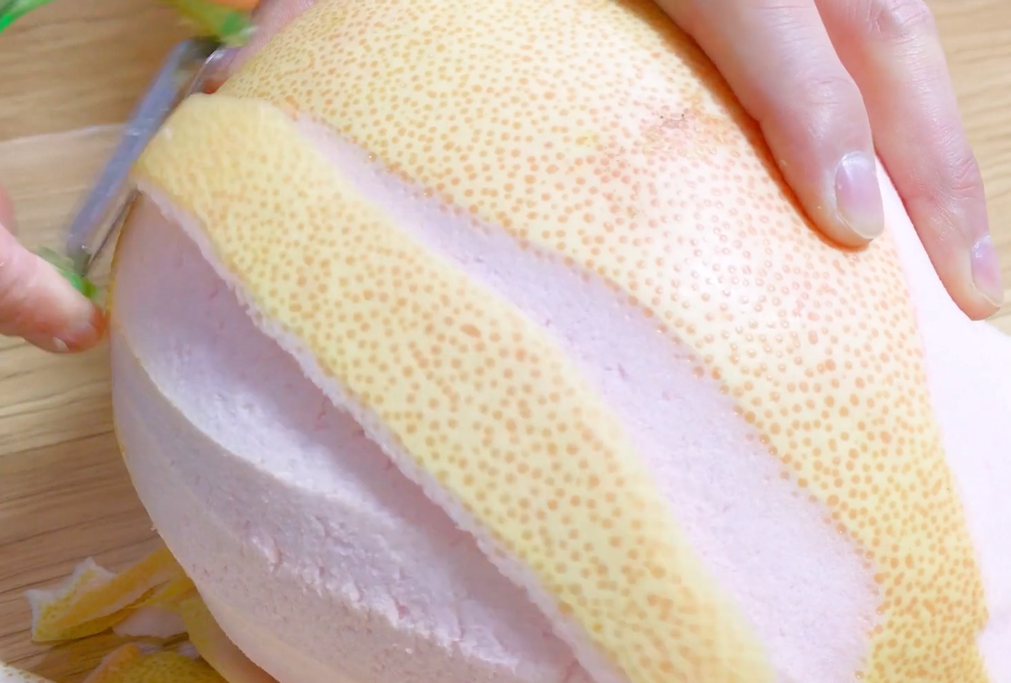 柚子瓤別扔了，教你自製柚子糖，清香又甘甜，好吃不上火，超簡單