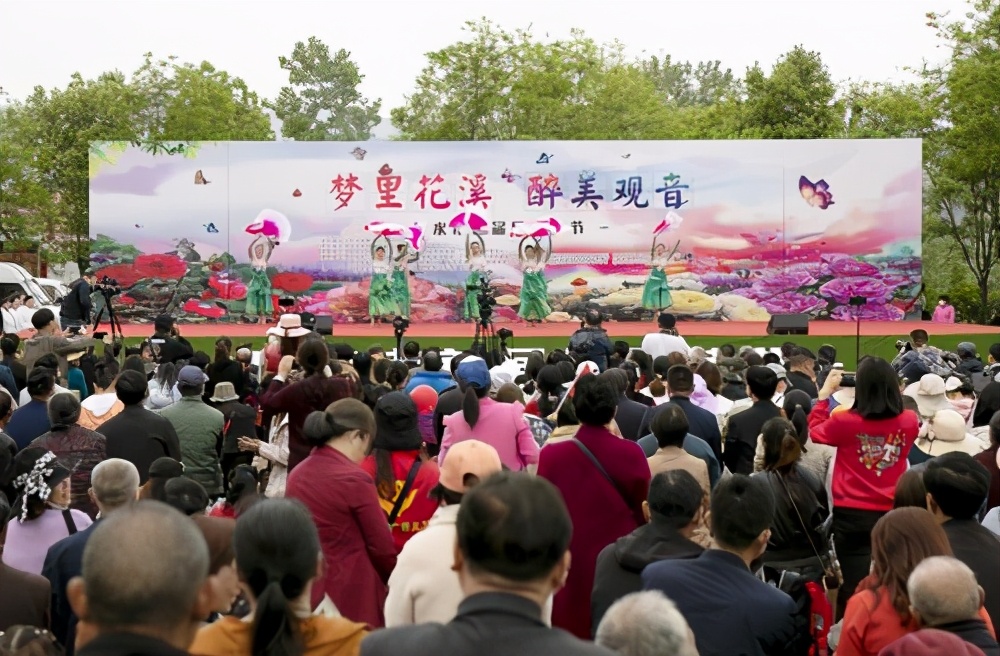 广水月季印人红 吸引游客来打卡