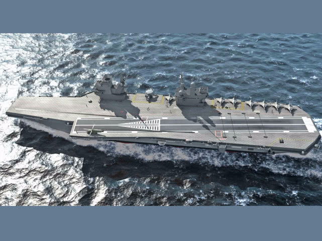 战力凶悍比肩超级航母！法国海军核巨舰方案敲