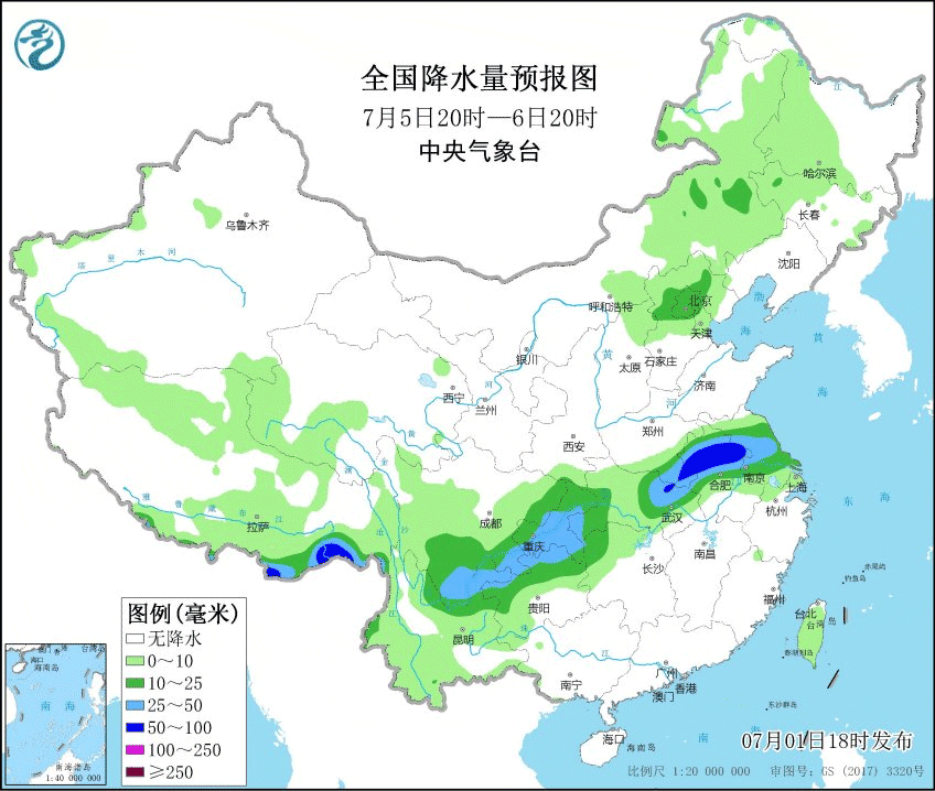 預(yù)警連發(fā)6天！7省區(qū)仍將有大暴雨！這些地方需要警惕