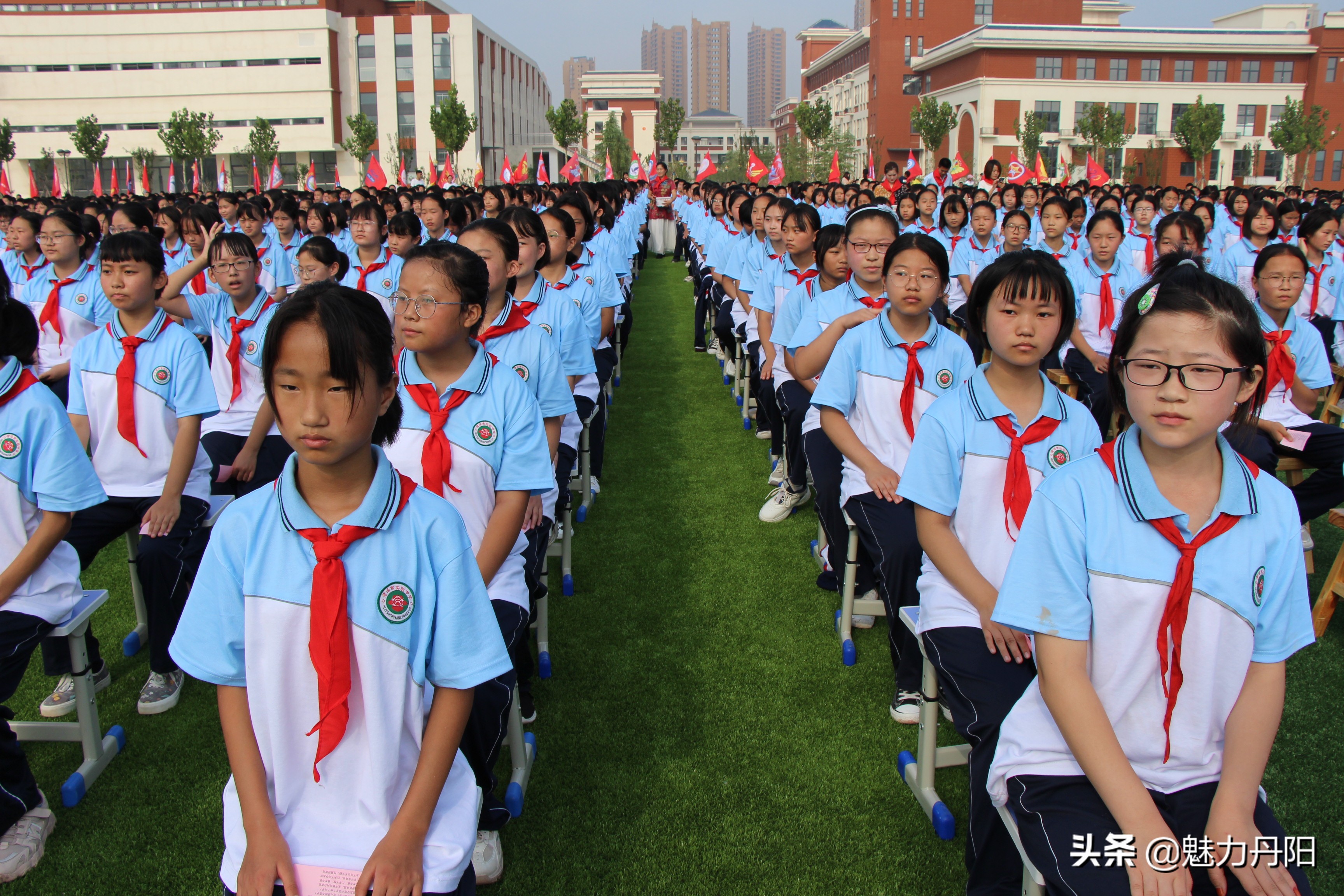 菏泽市实验中学举行2021级开学典礼(图17)