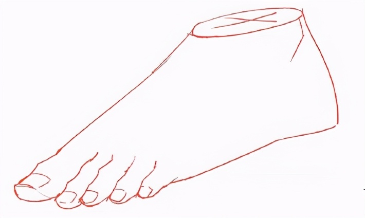 绘画新手该怎么画脚各角度人物脚部画法教程