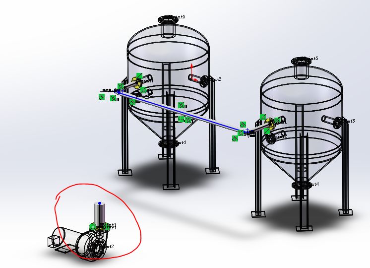 用SolidWorks顺手画一个管路系统，犹如探囊取物一般简单