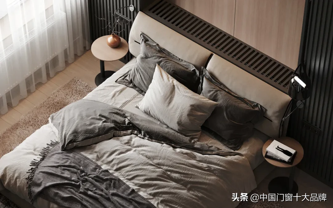 今日门窗头条：灰+蓝应用到家居设计，打造轻奢理性空间！