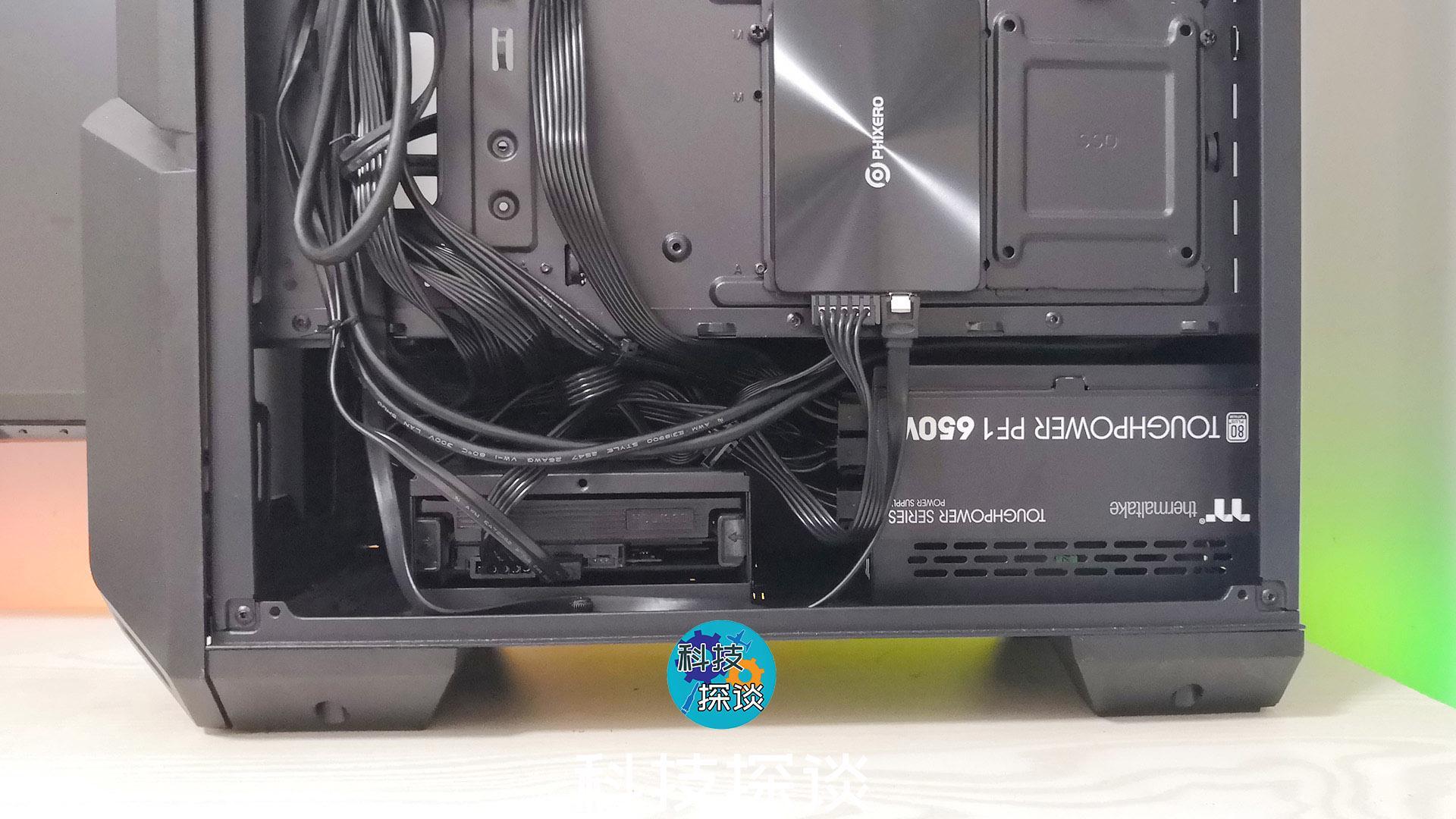 650W白金認(rèn)證模組電源，智能溫控低噪聲，曜越鋼影PF1測(cè)評(píng)