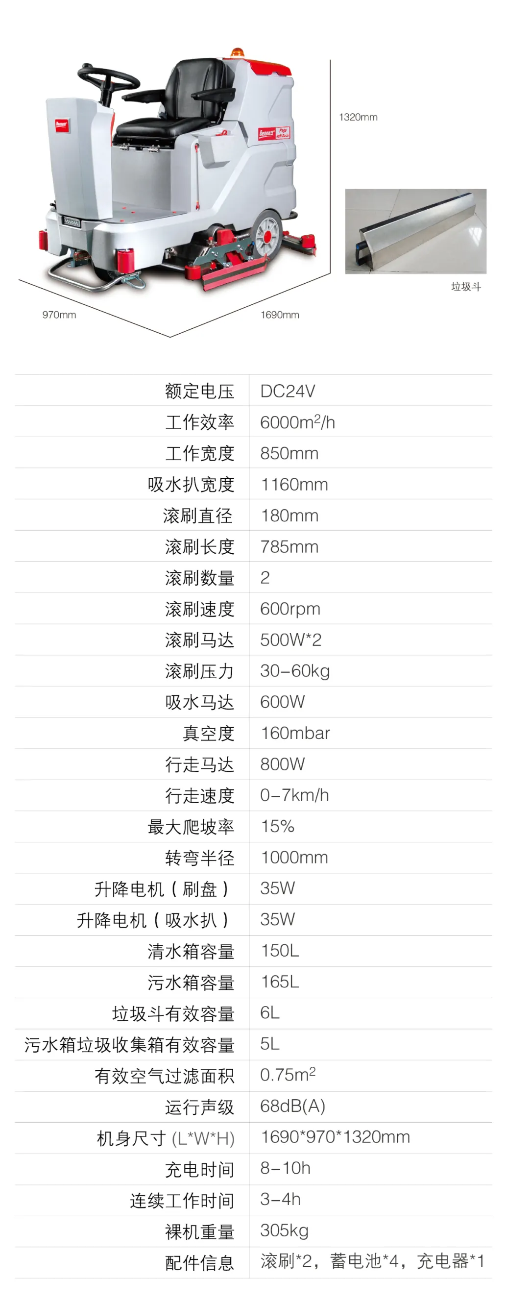 新款上市 I 百汰P150-85R，工业型洗扫一体机