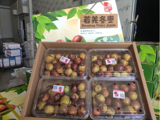 新疆若羌：国庆临近 冬枣迎来销售旺季