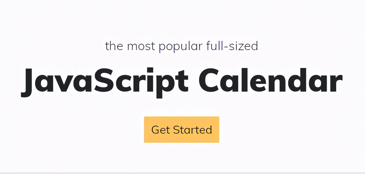 JavaScript最受欢迎日历组件FullCalendar