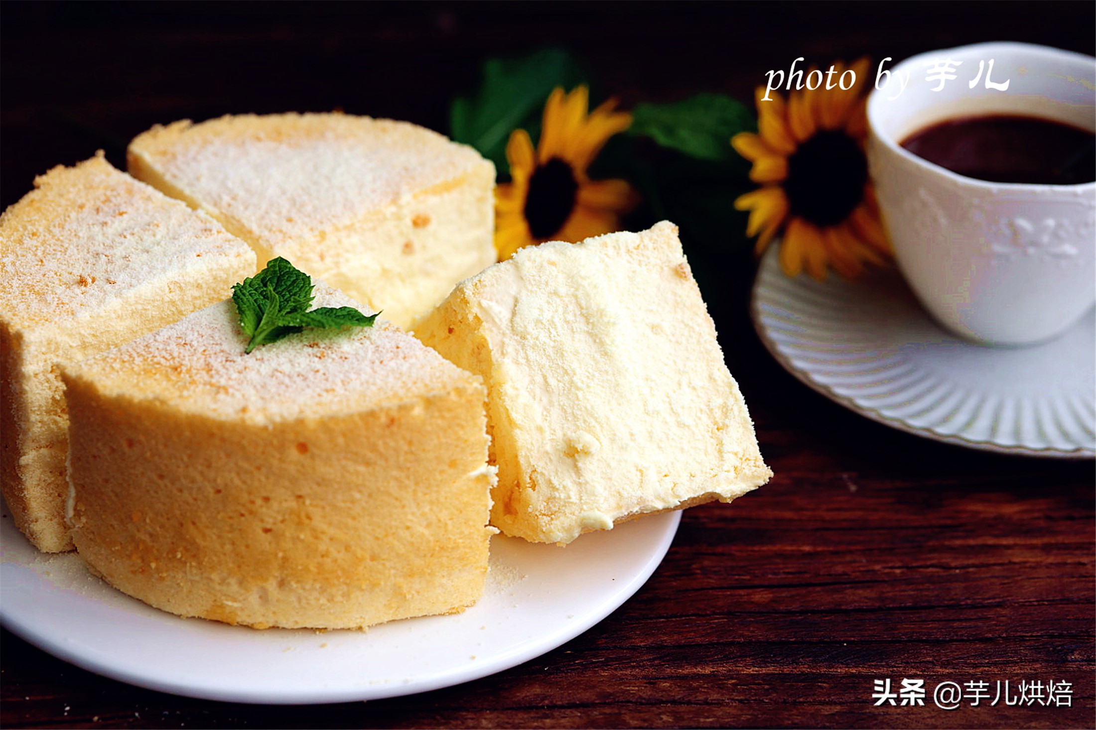 手把手教你做夏日网红单品，日式冰乳酪戚风蛋糕，冰凉轻甜好滋味