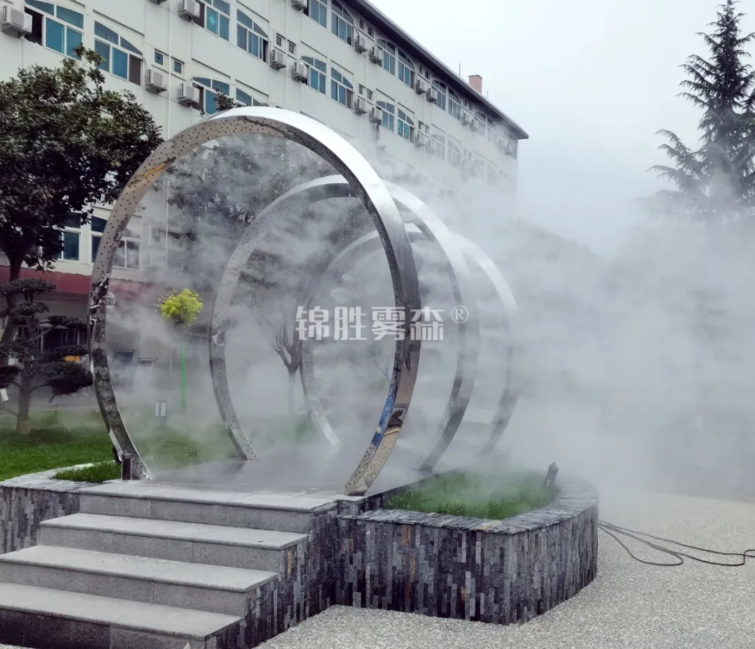 人造雾景观小品的设计,赋予艺术新生命——锦胜雾森