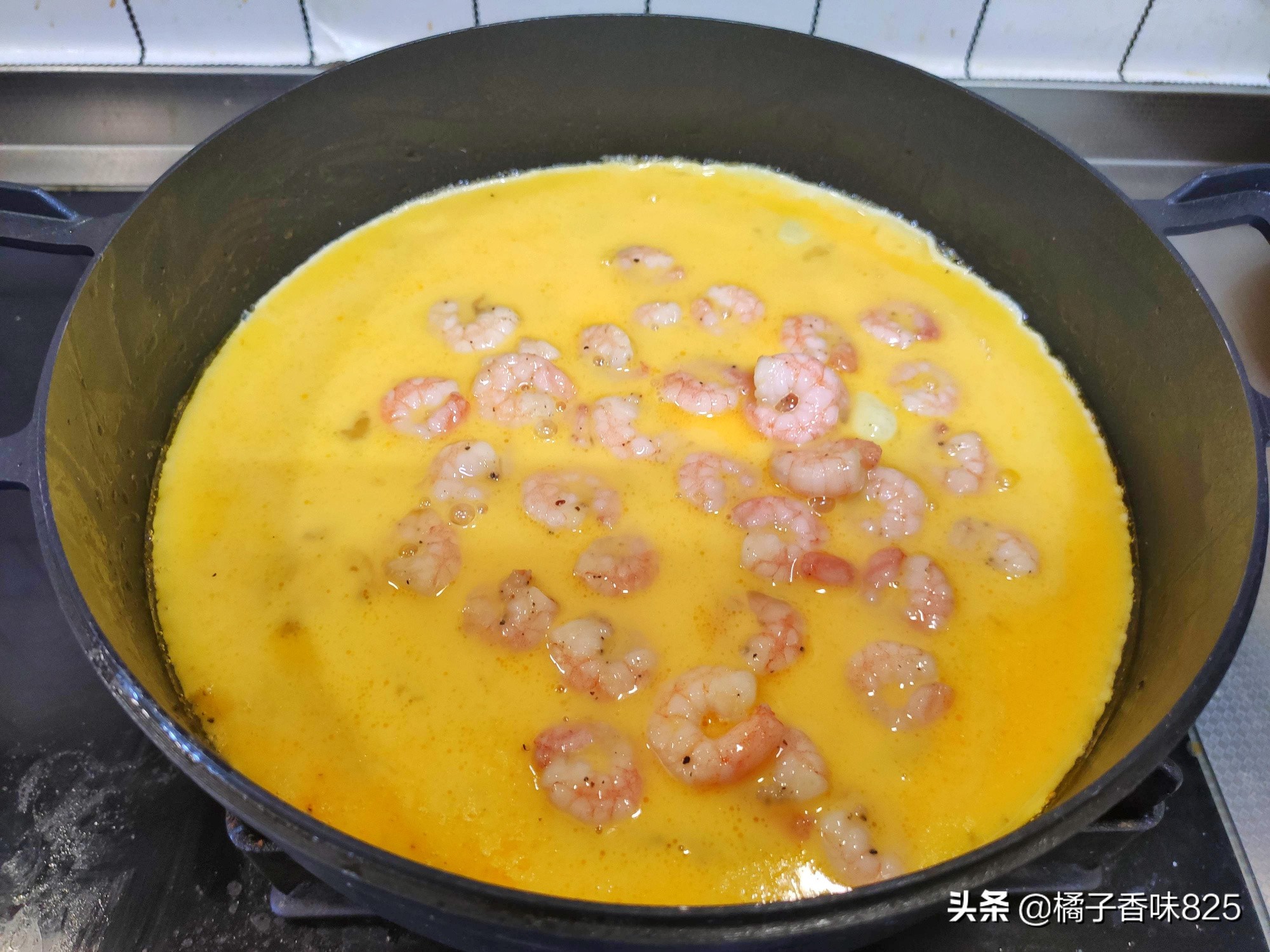 我家早餐一周吃三次，蝦仁滑蛋，軟嫩入味蛋白質高，特別適合孩子
