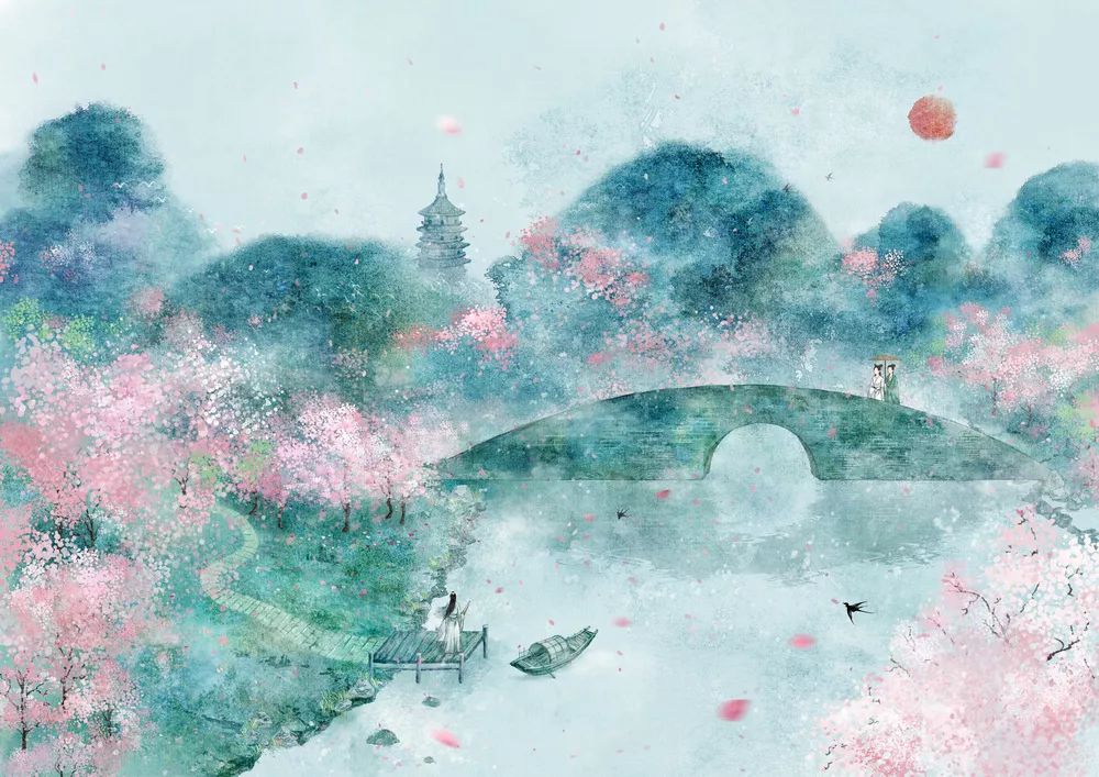 古风美景 | 夜灯缈澜，飞花自在