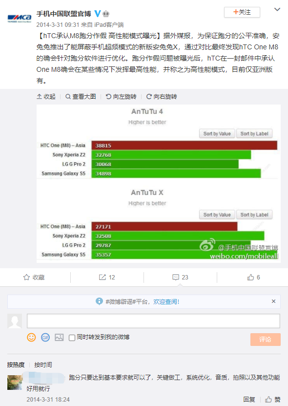 跑分作弊被安兔兔爆锤，realme表示再也不公布跑