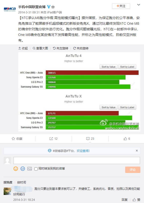 跑分作弊被安兔兔爆锤，realme表示再也不公布跑分了