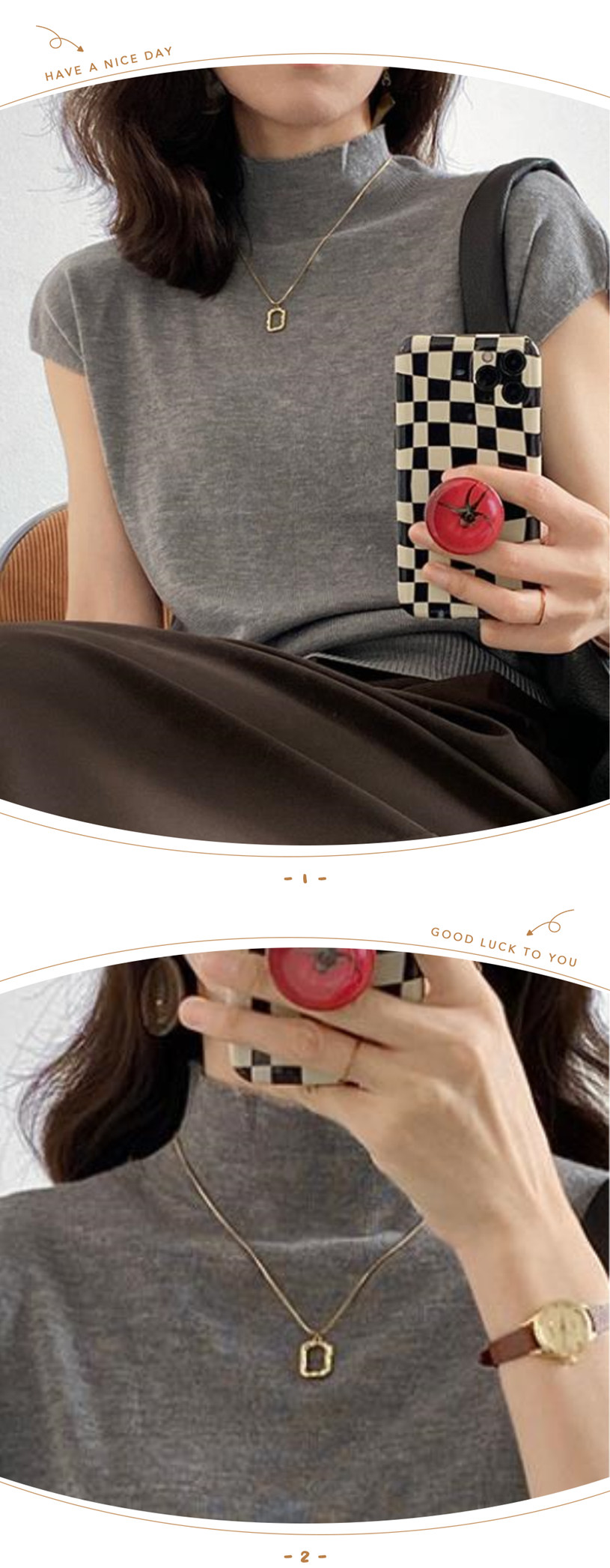 脖子短的女生如何穿衣服？