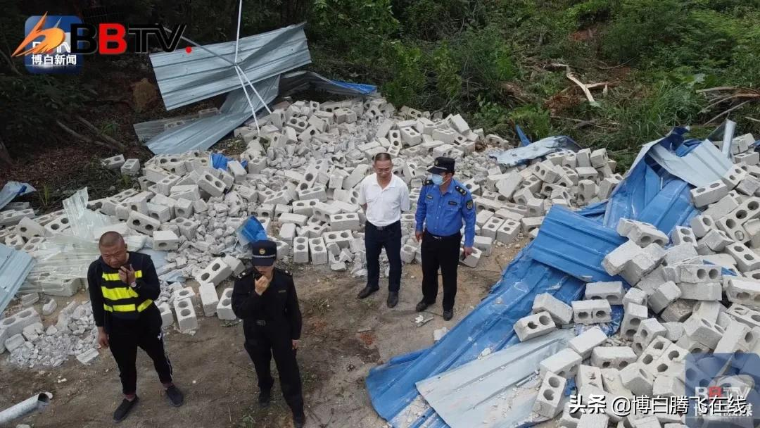 漂亮!博白这13户违章建筑挨拆啦
