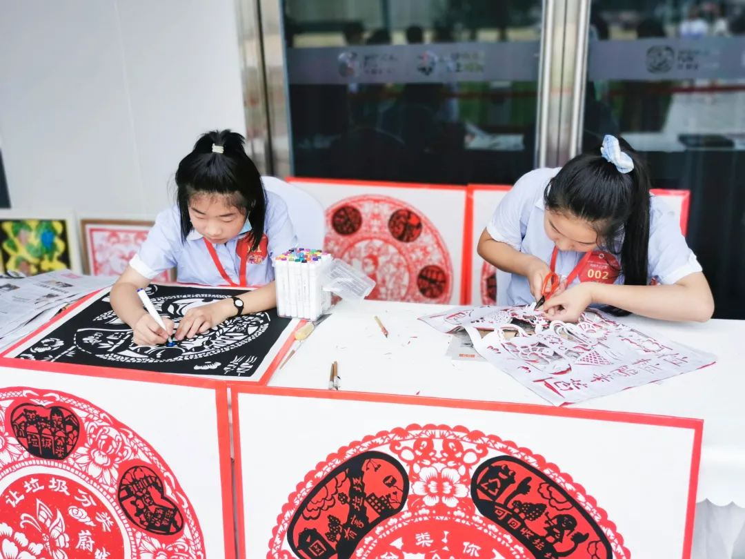 成都市双流区永安小学丨成都非遗进校园，永小剪纸竞技艺