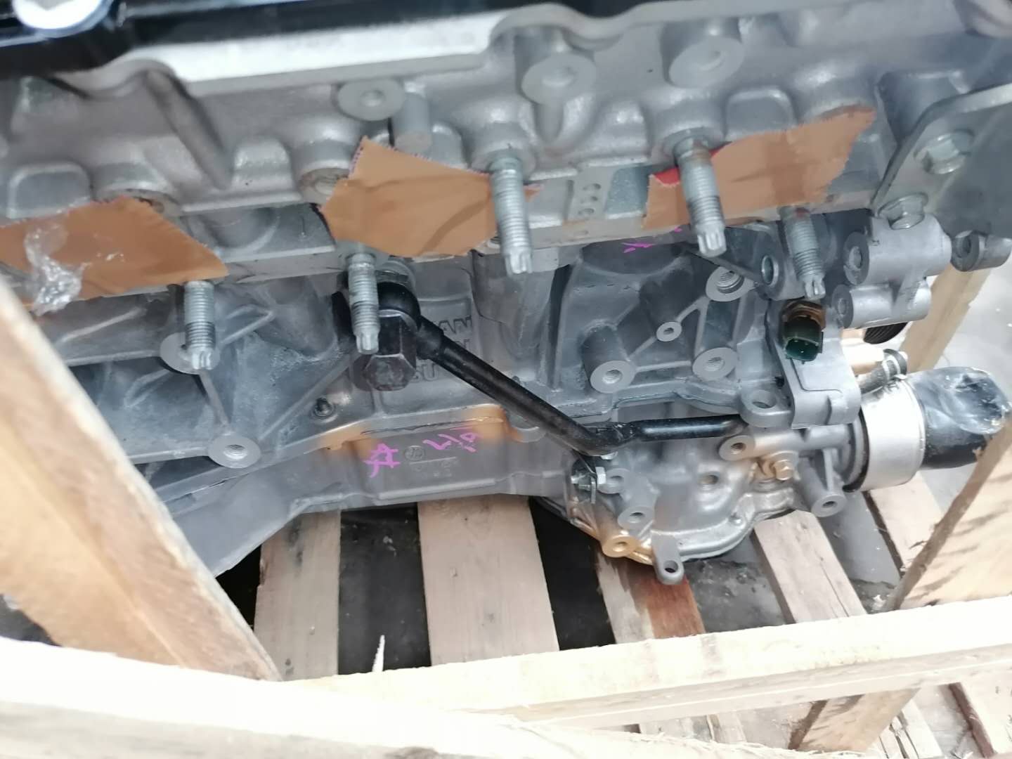 图片[20]_天籁V6 2.5拆车发动机到货 胖哥检查安装测试_5a汽车网