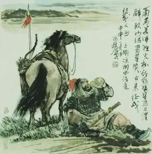 原创醉卧沙场君莫笑古来征战几人回