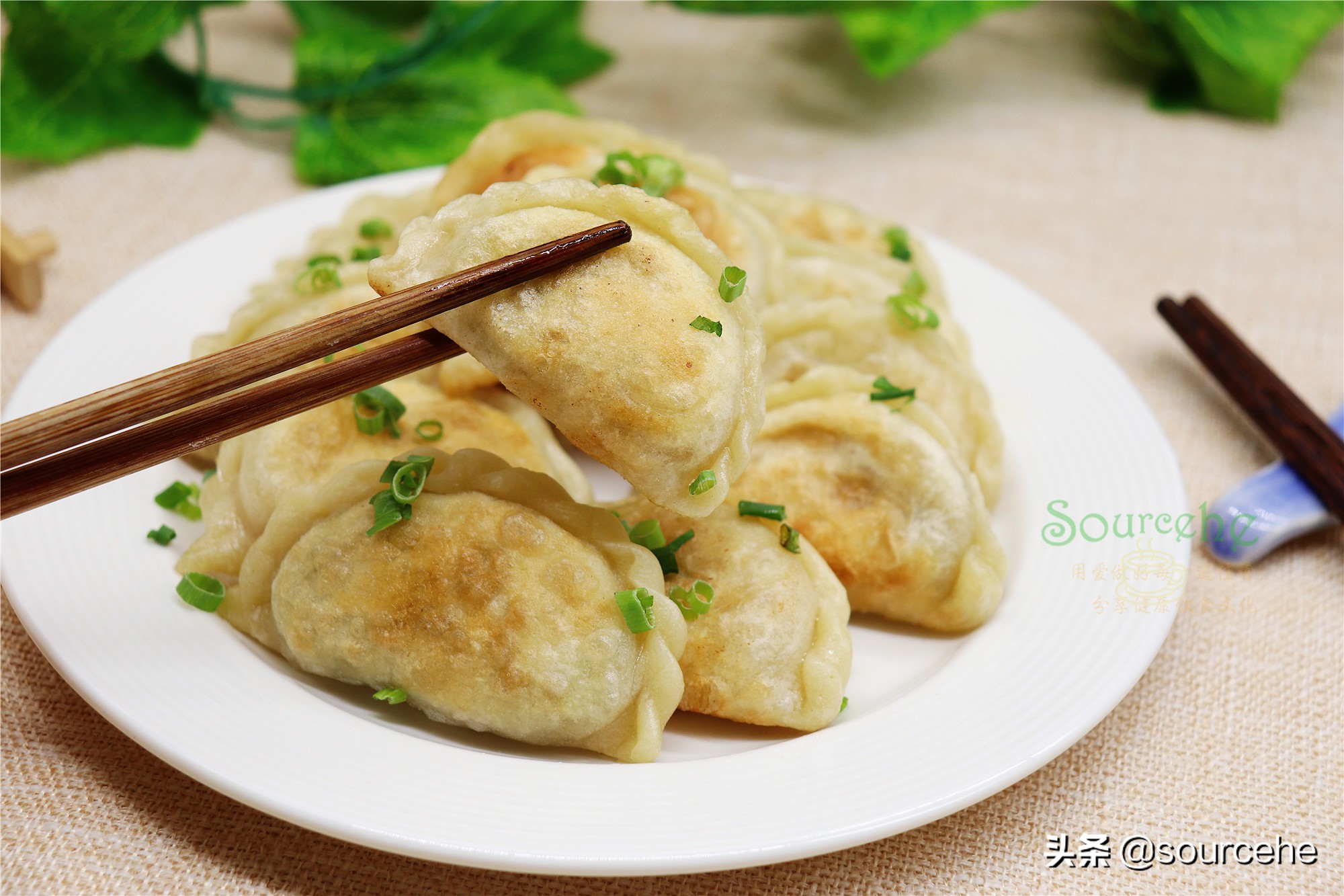 二月二，我家每年都做的傳統小吃，鮮肉煎餃，皮薄餡多香噴噴