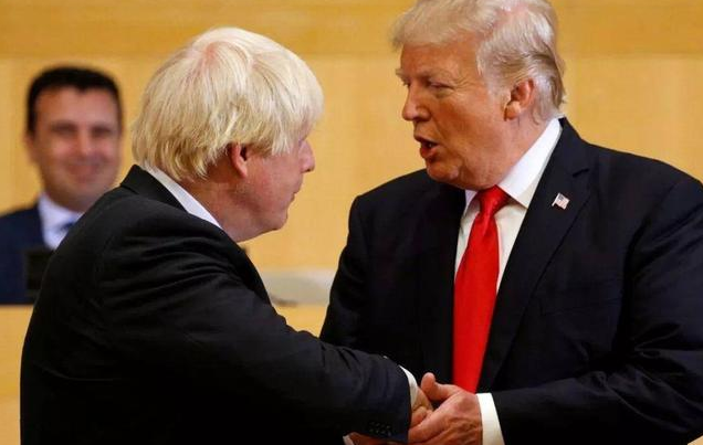 英国首相约翰逊站队特朗普！网友吐槽：不愧是“欢喜”兄弟