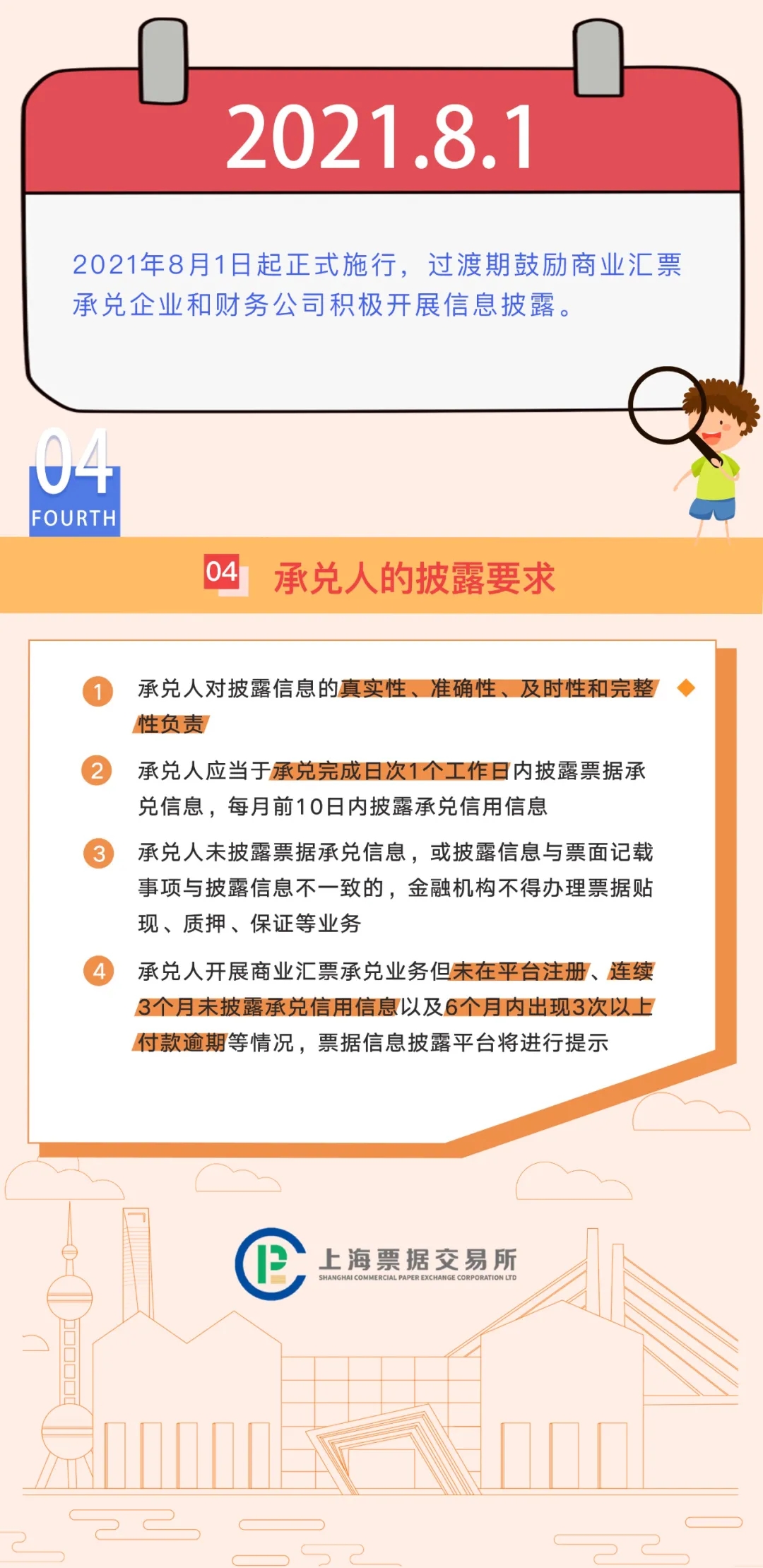 票交所：企業(yè)和財務公司作為商業(yè)匯票承兌人，按要求披露票據(jù)信息