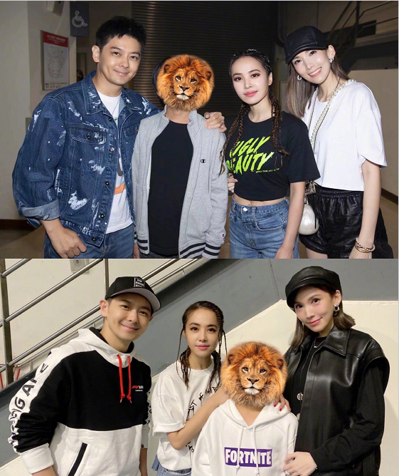 Kimi：連續2年和蔡依林合影，去年到她的肩膀處今年倆人就一樣高