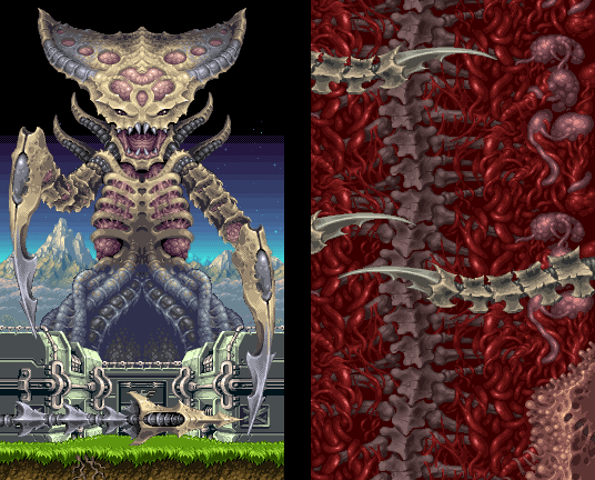 魂斗罗低画质让我们误解三十年boss高清还原之后尽显霸气