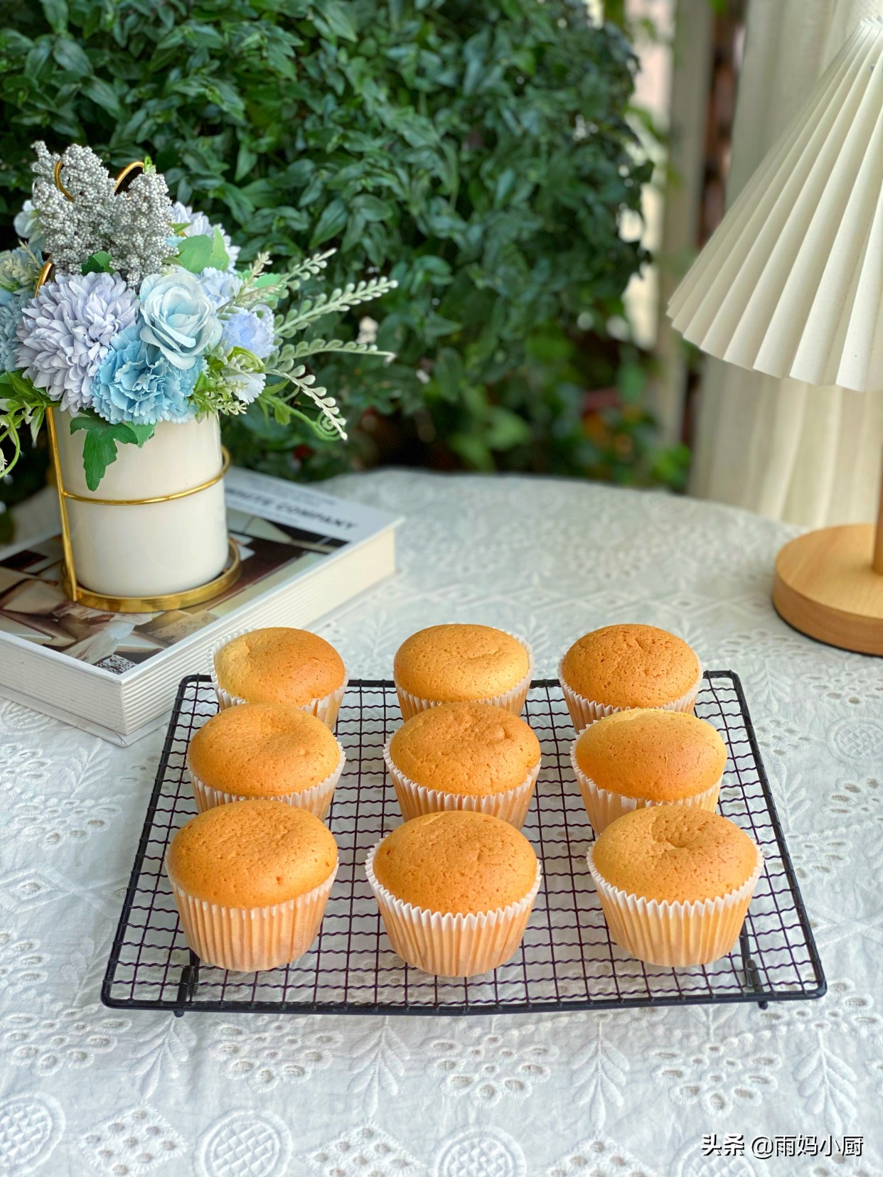 不回缩不塌陷，私房爆款的纸杯蛋糕，松软细腻，新手1次成功