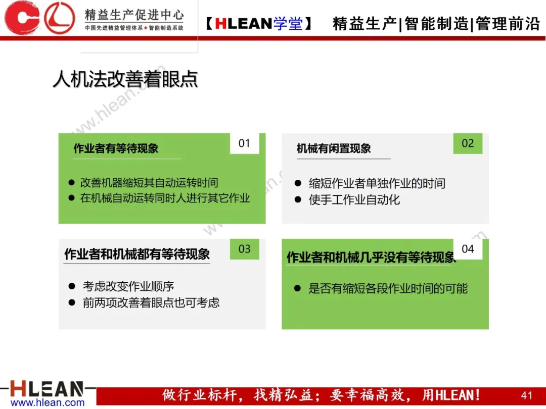 「精益学堂」IE七大手法在现场改善中的运用（下篇）