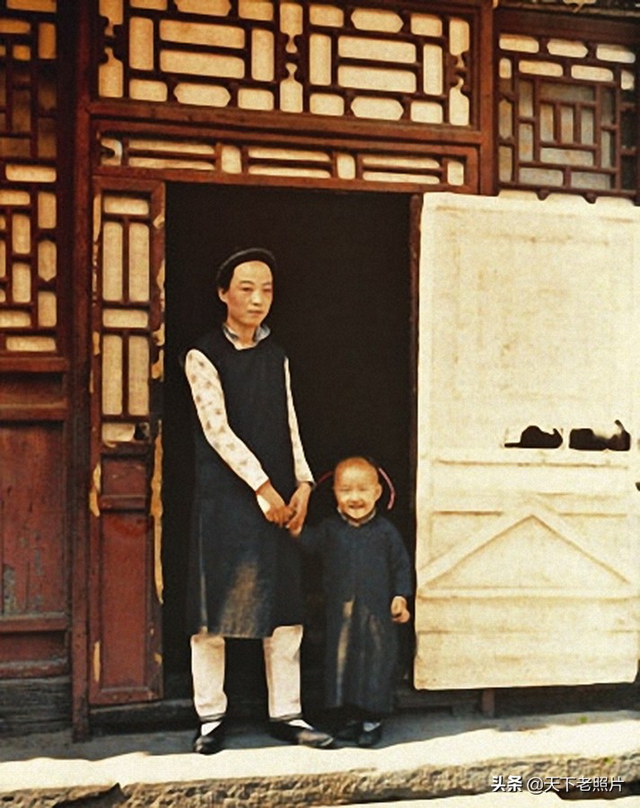 1909年 法国人卡恩拍摄的中国最早彩色照片欣赏