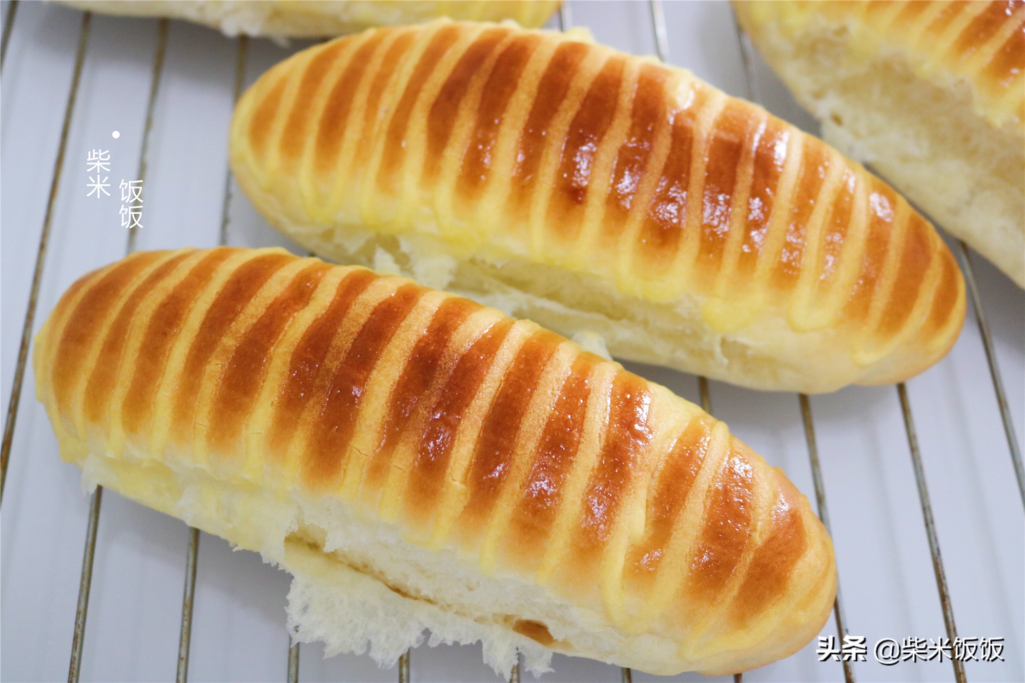 别给孩子买面包了，自己在家做，一次发酵，做法简单，香软好吃