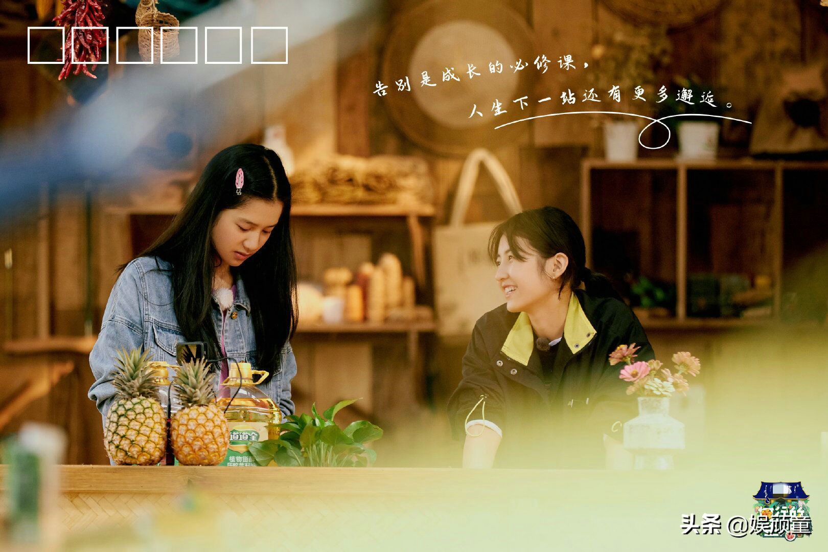 《向往的生活》暴露嘉宾字体，张婧仪工整，陶