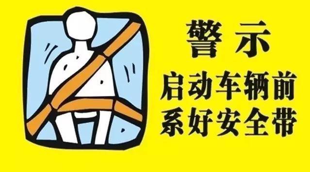 6月1日以后，后排不系安全带当心罚款200元