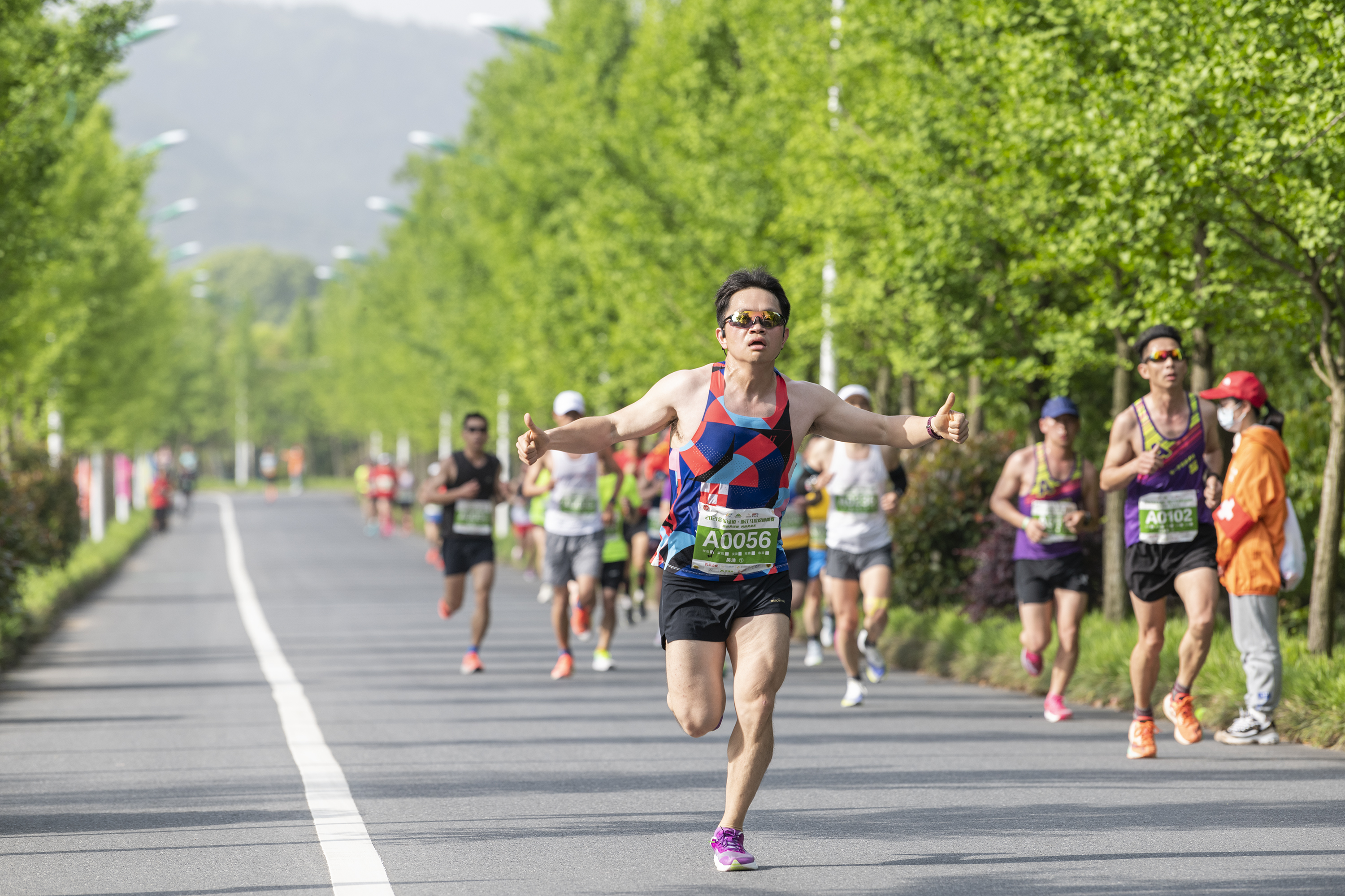 2021金东绿道•浙江马拉松团体赛，最美绿道跑出最美风情