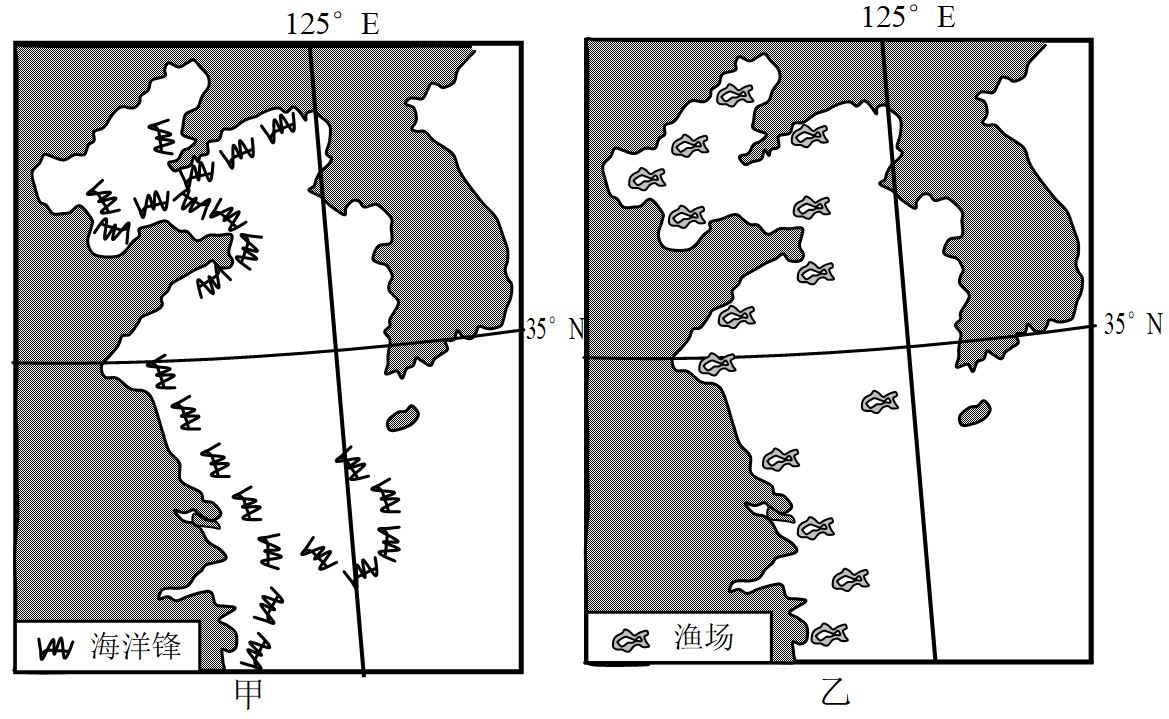 中国四大渔场分布图图片