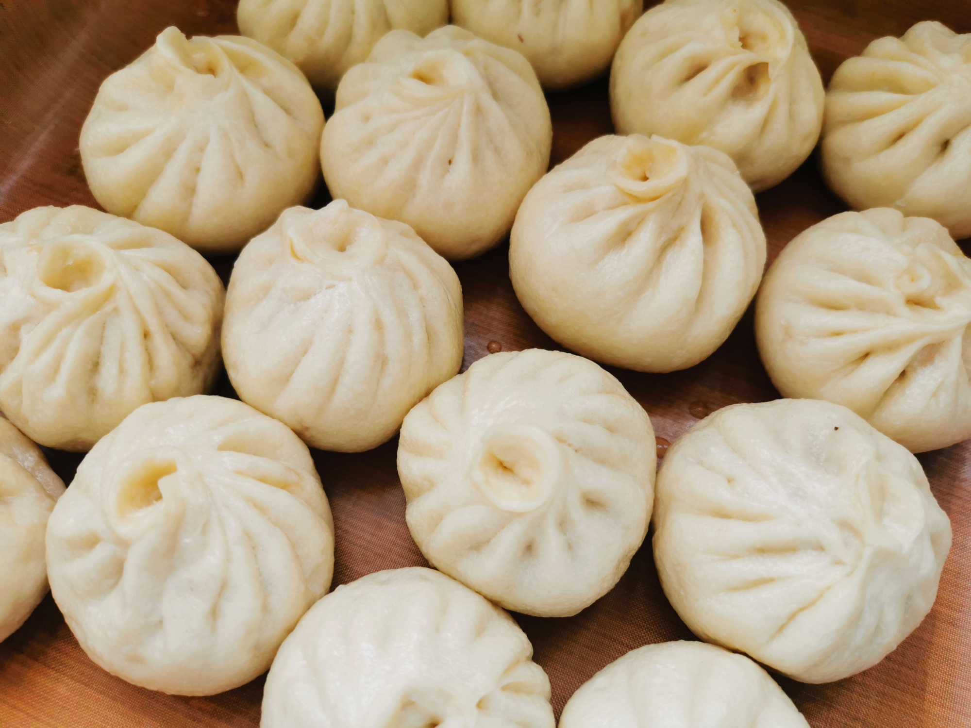 13块钱猪肉，3块钱面粉，做了28个小笼包，一周的早餐就有了