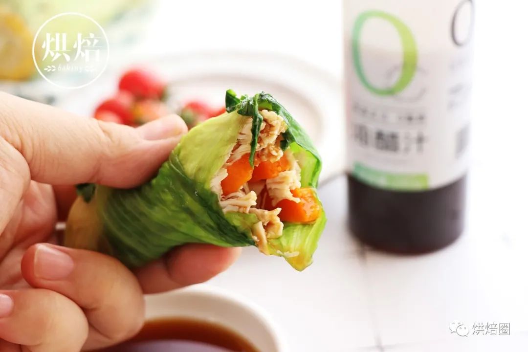 掉稱生菜雞肉捲熱量老低了吃飽飽也無負擔