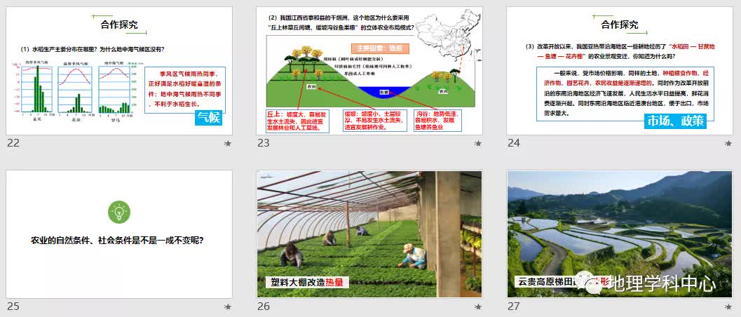 初高中地理PPT/课件免费下载百度云