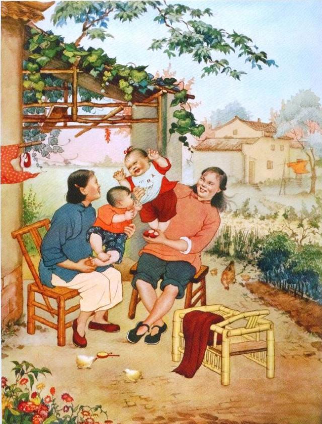 怀旧年代的宣传画