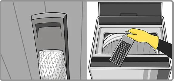 洗衣机过滤网怎么拆（图解过滤网拆卸）