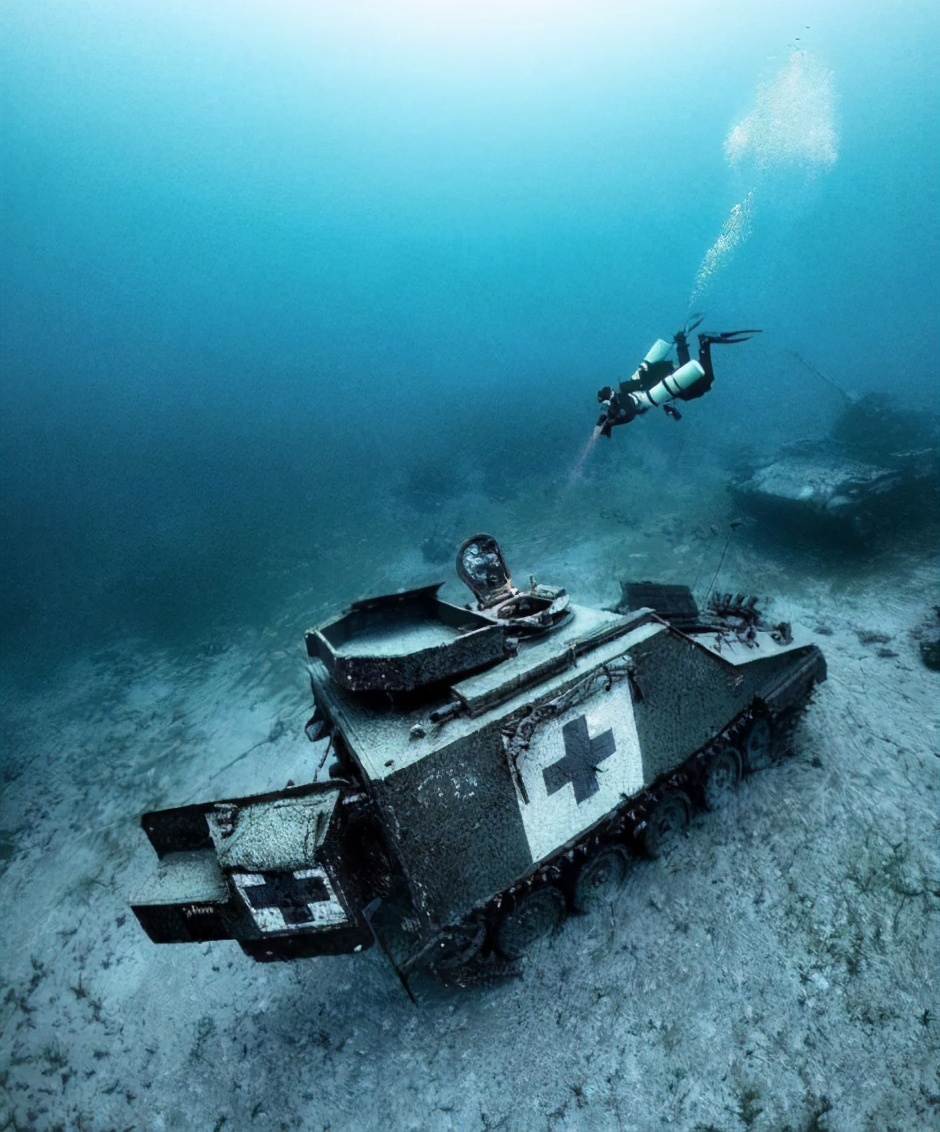 中國坦克被填海又怎麼了？ 看看約旦海底，什麼樣的武器裝備都有