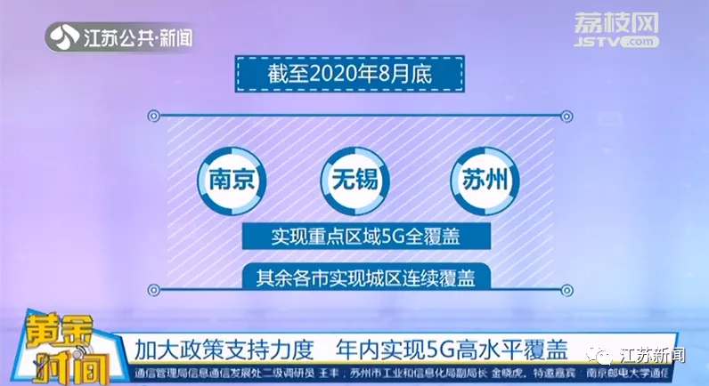 黄金时间■5G究竟牛在哪？年底覆盖江苏哪些区域？《黄金时间》详解