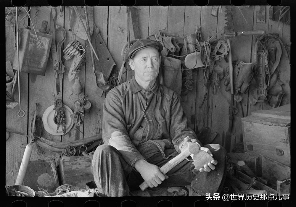 大萧条时期：美国政府专门聘请了一群摄影师拍