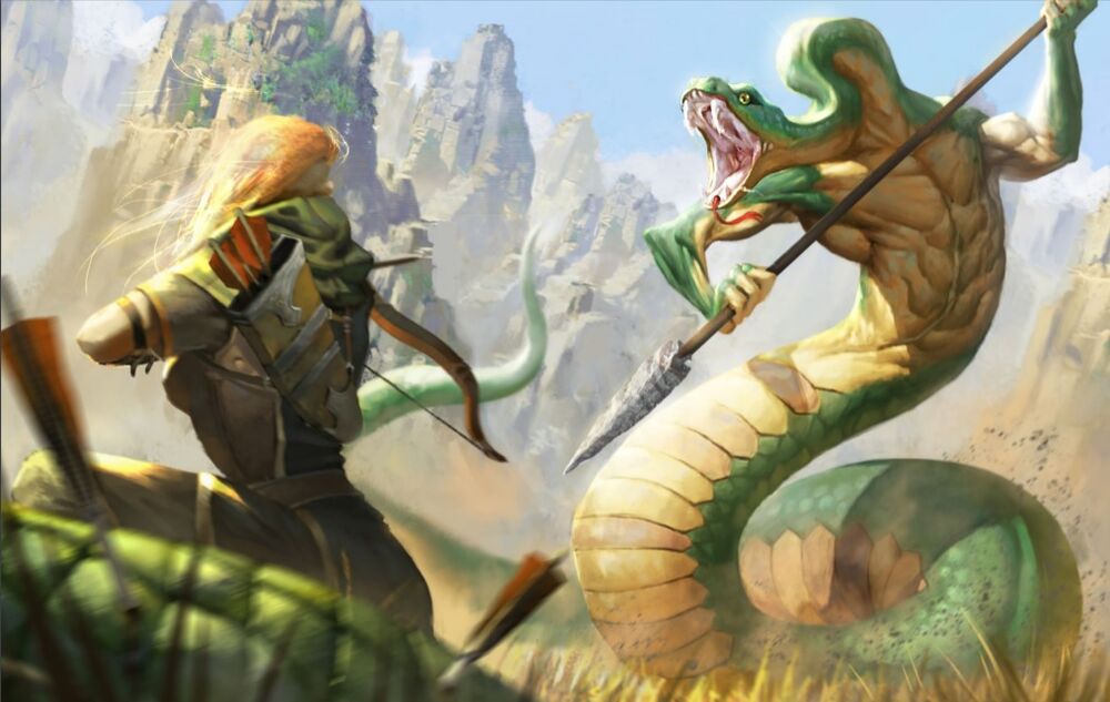 克苏鲁神话生物——蛇人