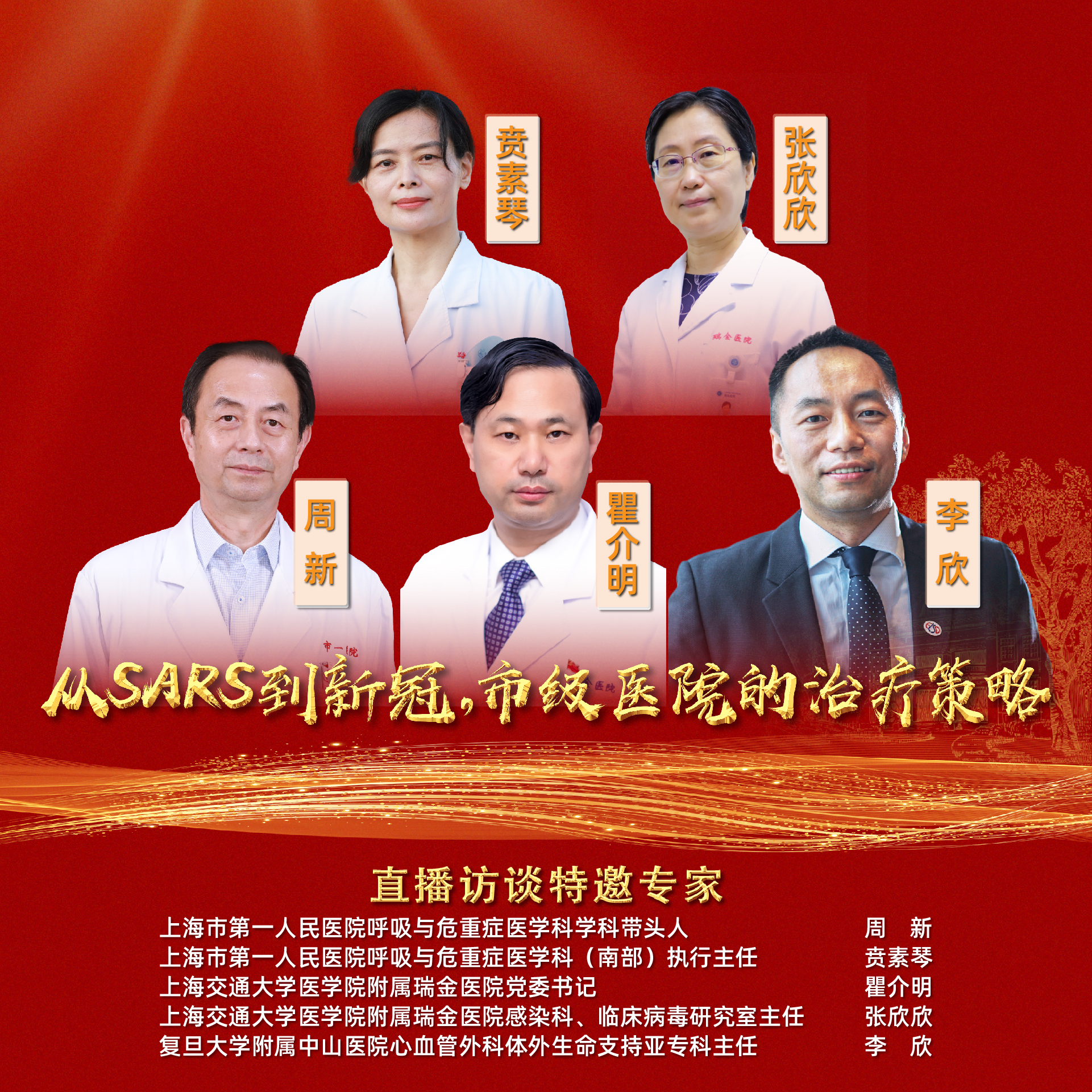 直播｜从SARS到新冠，市级医院的治疗策略